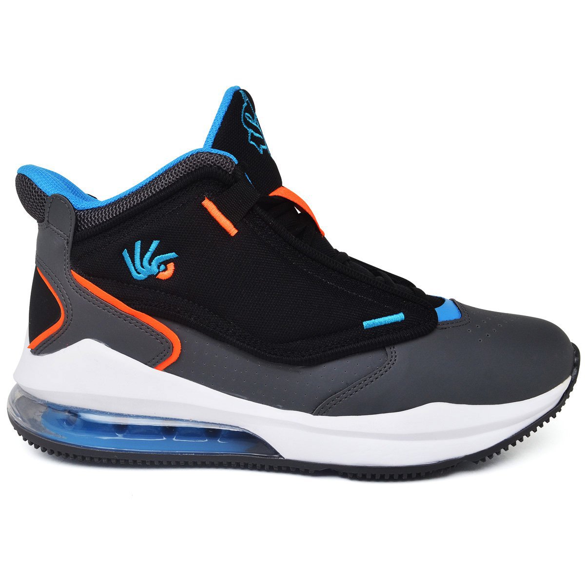 Tênis Basquete Six Street Ankaa – 30131 Preto-Azul Preto+Azul