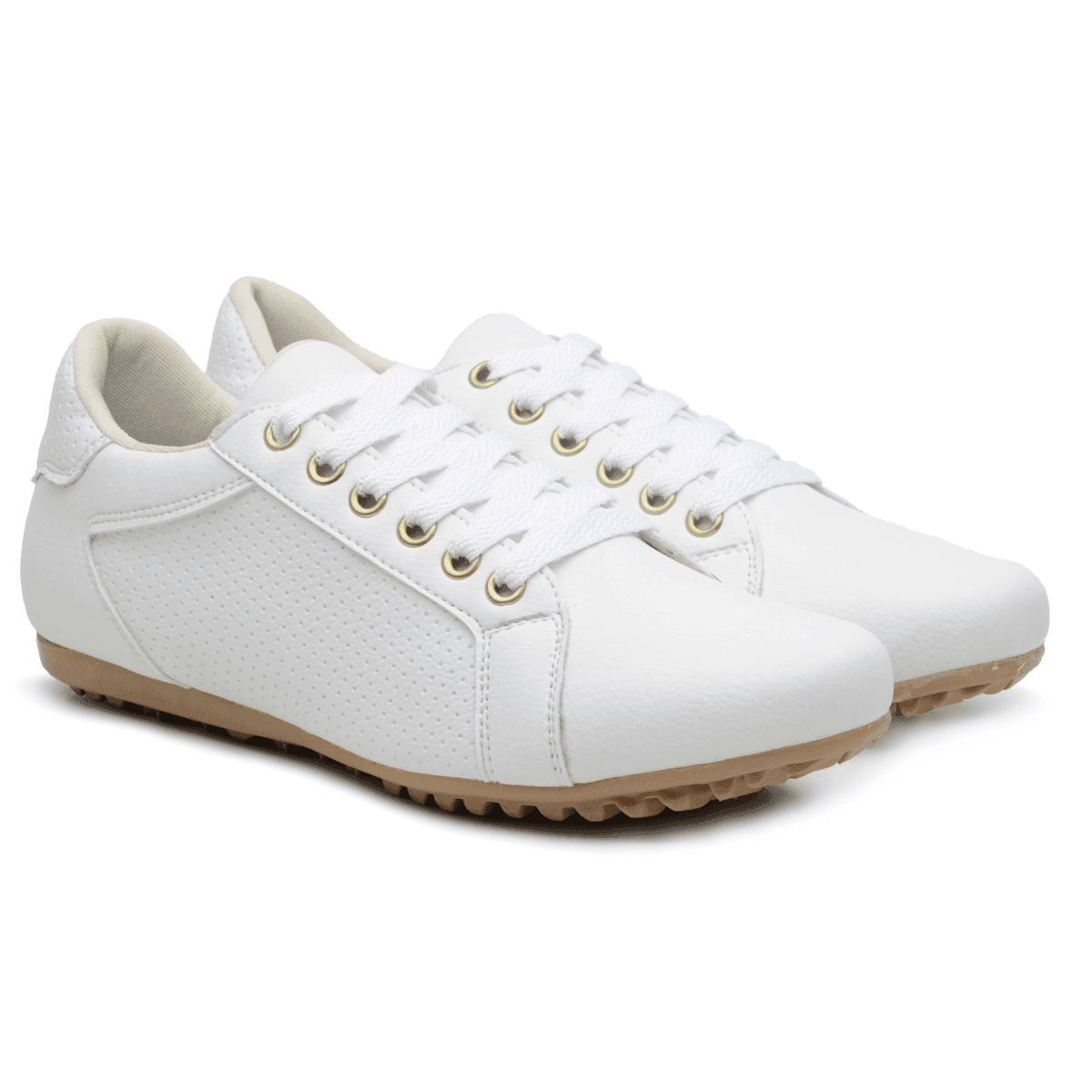 Tênis Feminino Casual Conforto 33 ao 42 - 200 Branco