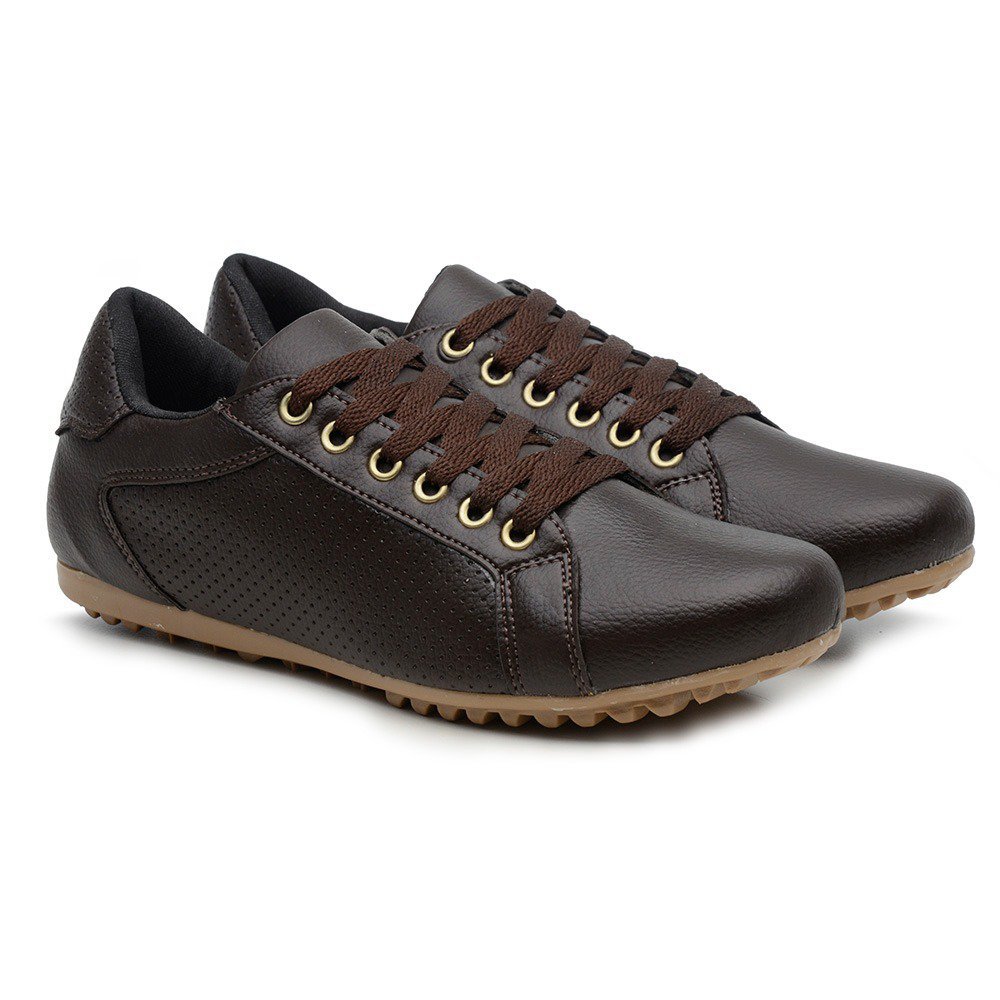 Tênis Feminino Casual Conforto 33 ao 42 - 200 Marrom
