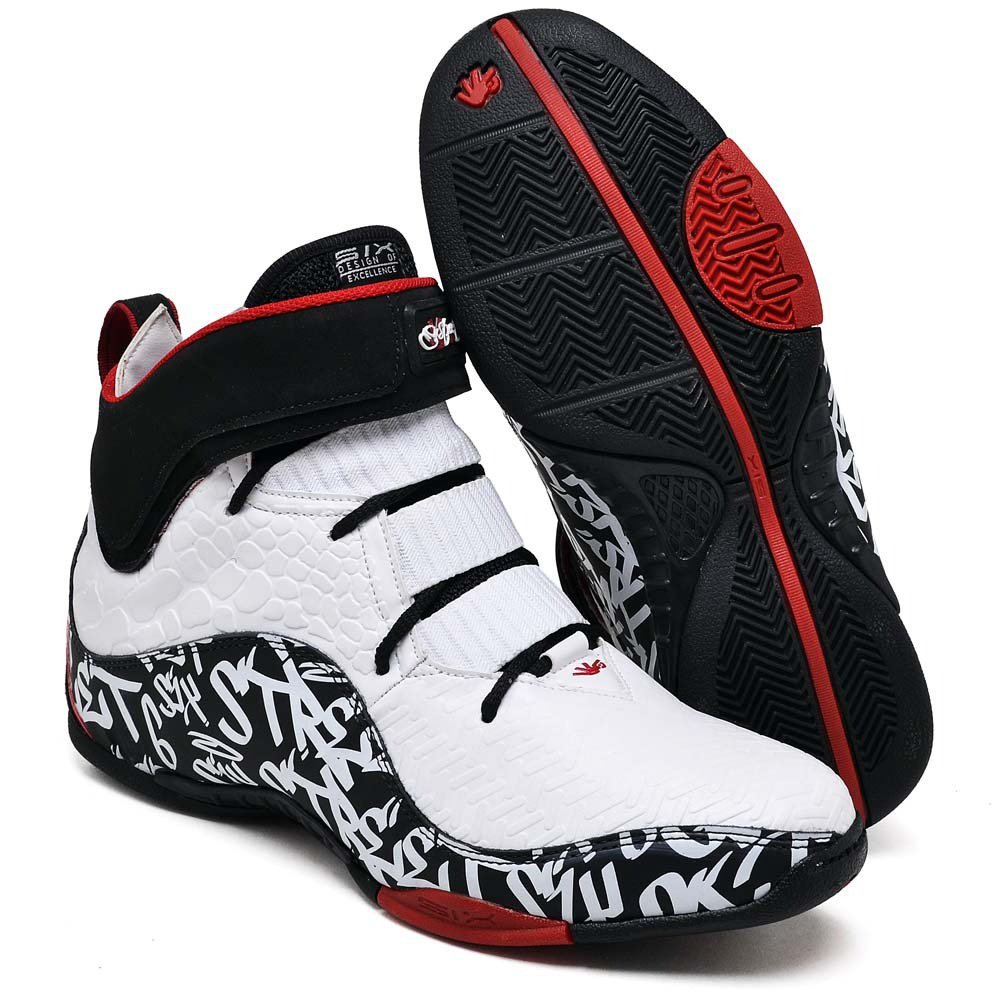 Tênis Basquete Six Street Impact – Branco 35000 Branco/Vermelho